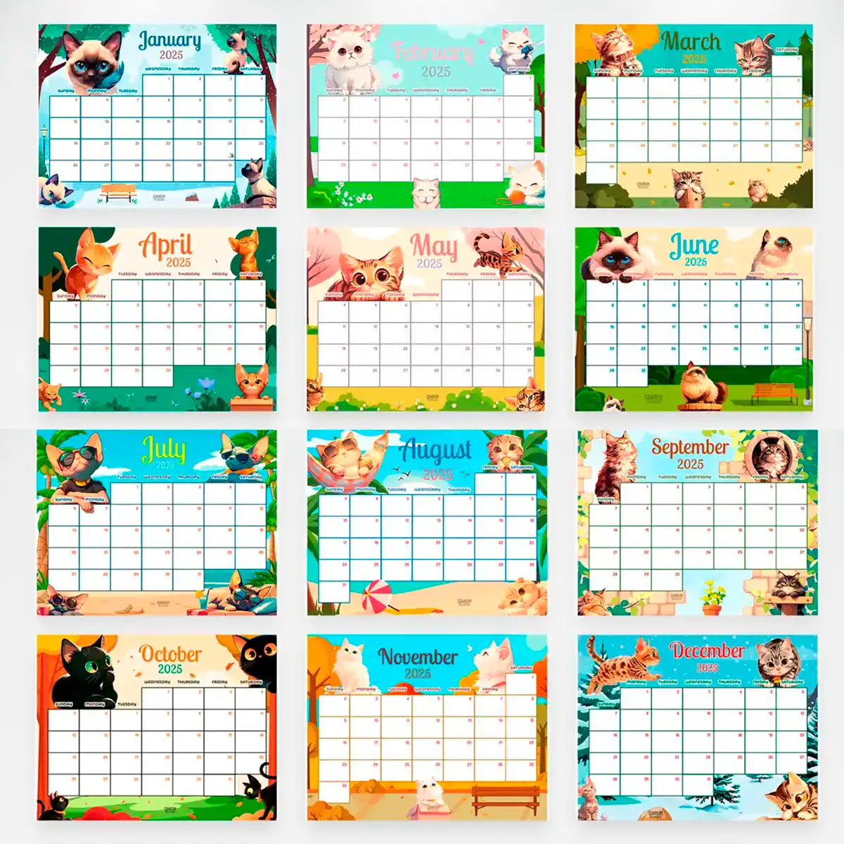 Cat-Calendar-2025